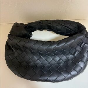 Black Leather Handbag